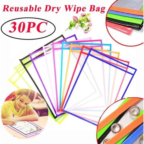 2020 Reusable Transparent Large Size High Quality Pet Dry Cleaning Bag File Bag Office School Stationary Supplies 20Jly1