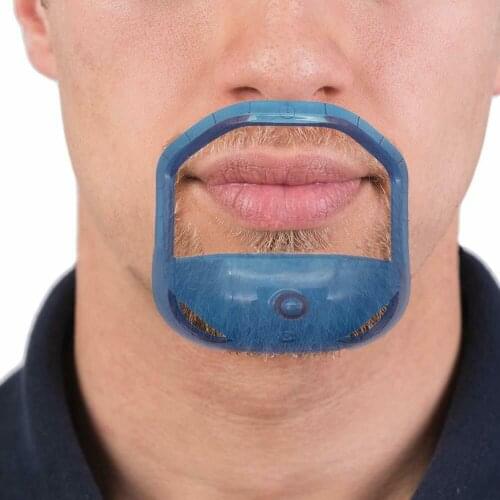 5 Pcs/set Shaper Mens Beard Facial Hair Beard Shaving Grooming Kit Beard Modeling Tool with Bag Goatee Shaping Tool