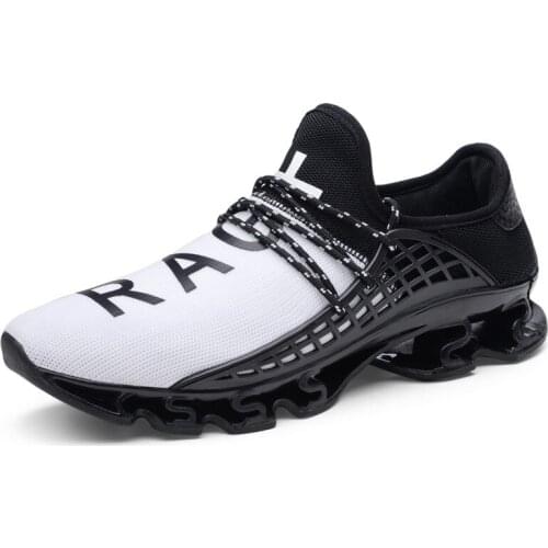 Mens shoes, blade shoes, new couple walking shoes, lightweight breathable mesh running shoes, sports shoes large size 48 H200