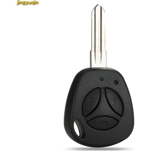 Jingyuqin Remote Car Key Fob Shell Replacement For LADA Priora Sedan Sport Kalina Granta Vesta X-Ray XRay 3 Buttons Filp Folding
