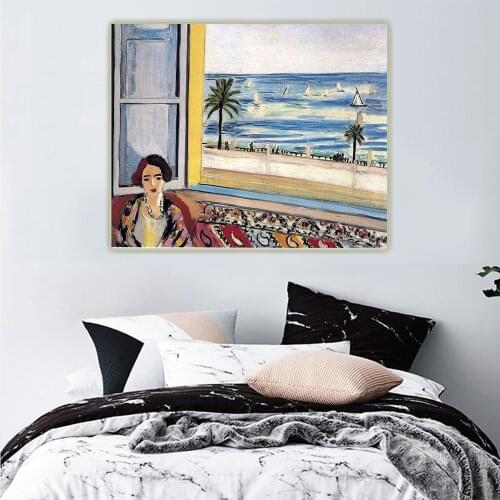 Citon Henri Matisse《Seated Woman Back Turned》Canvas Art Oil Painting Artwork Poster Picture Wall Decor Backdrop Home Decoration