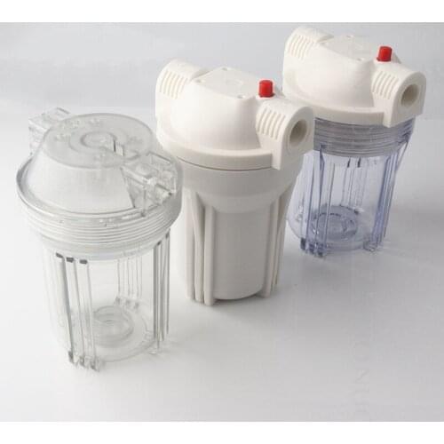 5'' Filter Housing Universal Water Purifier Filter Element RO Filter Housing Cartridge 1/4" 1/2" 3/4'' Port Connection 2pcs