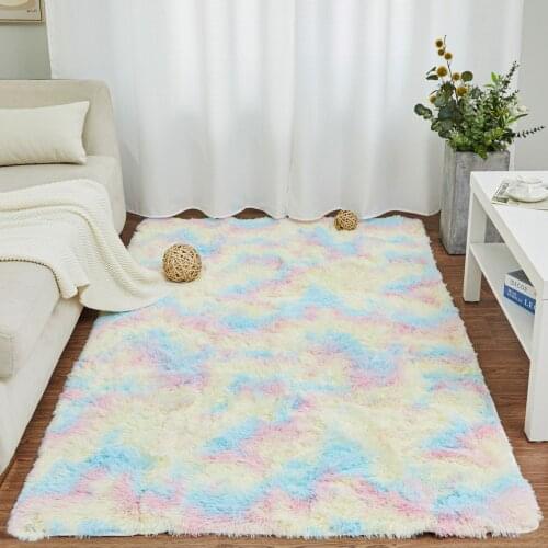 Carpet for Living Room Anti-Slip Floor Mats Water Absorption Bedroom Gray Carpet Rugs Velvet Kids Room Mat