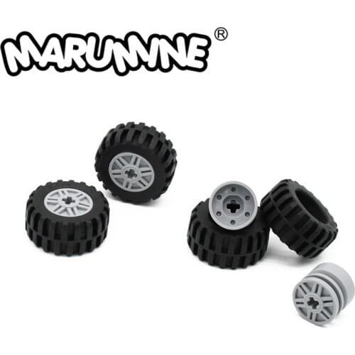 Marumine 55982 Rim Wide 18 x 4 W. Cross Diameter 4.8 Size 92402 Tyre Normal Wide Diameter 30 , 4 x 14 Set Toy Cars For Kids