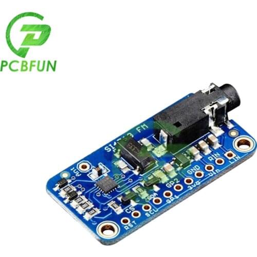 FM Transmitter Module SI4713 Stereo Frequency Modulation DC 3-5V Wireless Audio Transmitter
