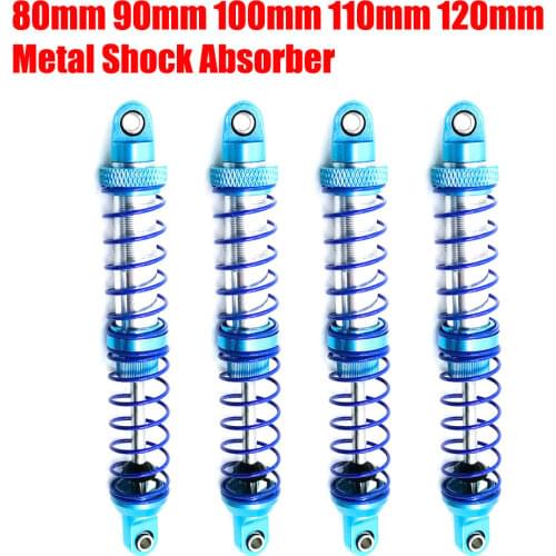 Hot sale Special offer Metal Shock Absorber 80mm 90mm 100mm 110mm 120mm For 1/10 RC Car Parts Truck Crawler Axial SCX10 TRX4 D90