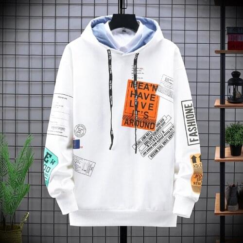 2021 Fall/Winter Mens Hip Hop Hoodie Mens Fashion Print Hoodie Mens Street Casual Sports Hoodie Mens Hoodie