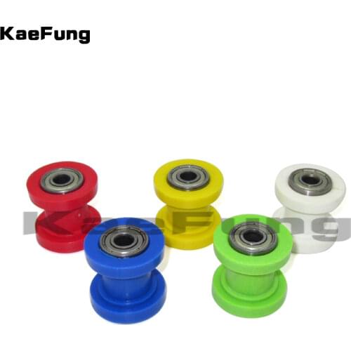Motorcycle 8mm 10mm Chain Roller Tensioner Pulley wheel guide 125 XR CRF 50 KLX110 Thumpstar Pit Pro Dirt Bike