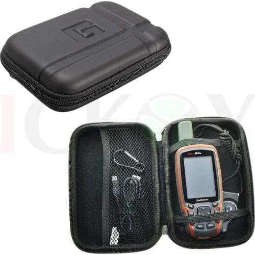 Portable Protect Case+Black Detachable Ring Neck Strap for Garmin GPSMap 60CS 62 64 62st 63SC 64st 66st Astro 320 220
