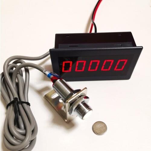 Five digital tachometer engine harvester motor digital tachometer tachometer with hall sensor