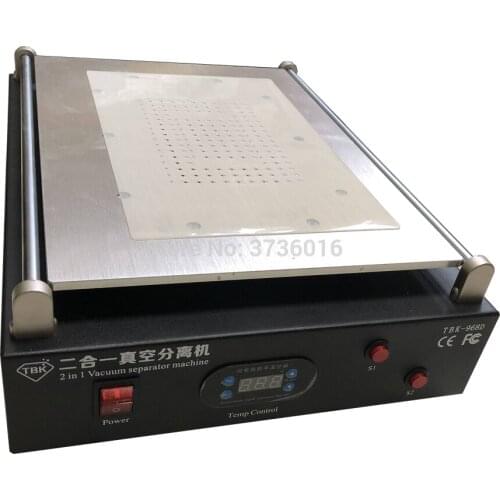 TBK-968D max 19 inch manual lcd separator for mobile phone for tablet screen lcd separator with build in vacuum pump