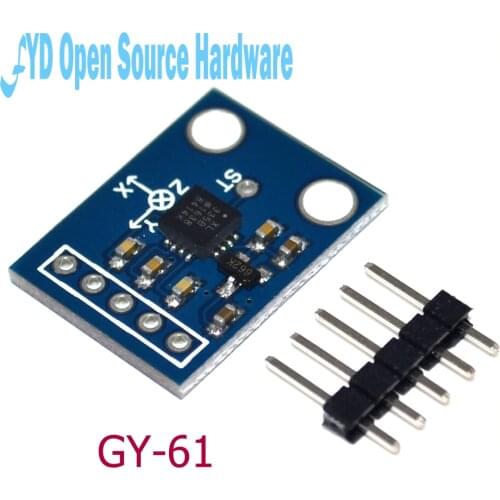 1PCS ADXL335 three-axis accelerometer tilt angle module alternative MMA7260 GY-61
