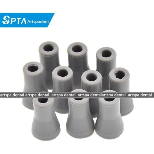 10 Pcs Dental Saliva Ejector Weak Suction Rubber Snap Tip Adapter Replacement For Dentist