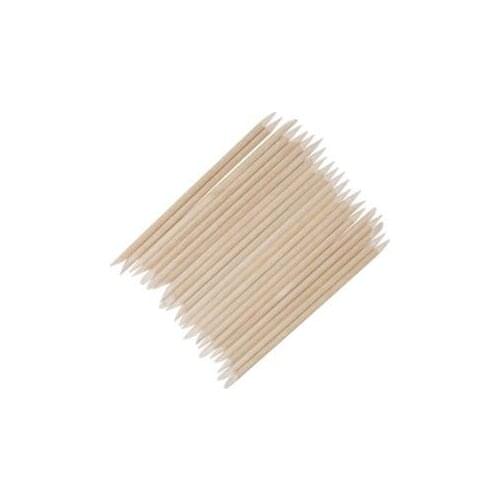 100pcs/Packs Wood Nail Stick Pegwood Exfoliator Manicure Dead Skin Shovel Beauty Care Cuticle Pushers Nail Tools HA169