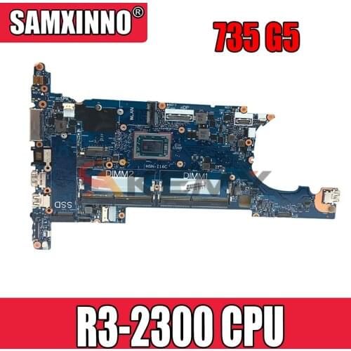 Akemy For HP 735 G5 HSN-I16C 6050A2930701-MB-A01 Laptop motherboard Mianboard W/ R3-2300 CPU