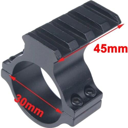 Aluminum Alloy 30mm Ring Weaver Picatinny 20mm Rail Mount Adapter For Scope Tube Flashlight Laser Sight Hunting Accessories