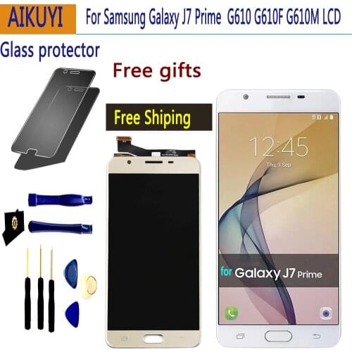 AMOLED For SAMSUNG Galaxy J7 Prime LCD Touch Screen G610 G610F G610M J7 Prime LCD Display Digitizer Assembly Replacement