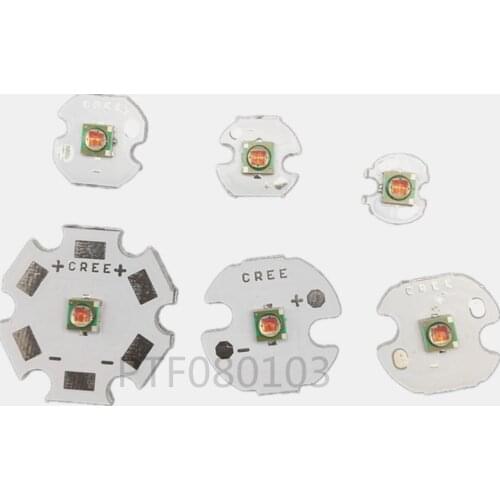 Cree XLamp XP-E XPE Yellow 585nm-595NM 3W High Power LED Light Emitter Bead Chip Diode on 8mm 12mm 14mm 16mm 20mm PCB