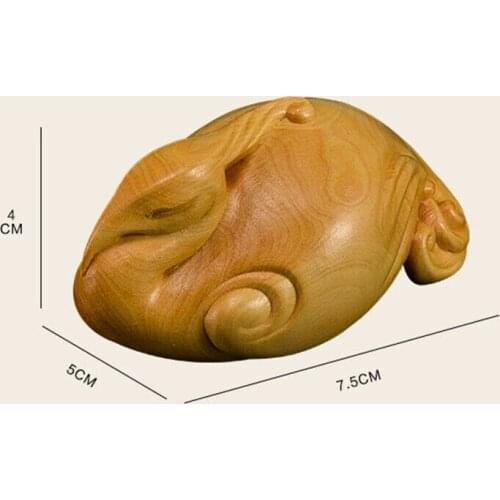 D183ca - 7*5*4 CM Boxwood Carving Netsuke Home Decor : Pretty Rosefinch Bird