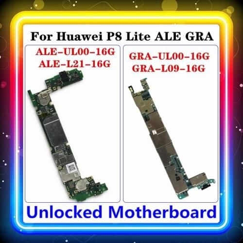 For Huawei P8 Lite Motherboard Android Replaced Original Logic Board ALE-UL00-16G,GRA-UL00-16G,ALE-L21-16G,GRA-L09-16G Mainboard