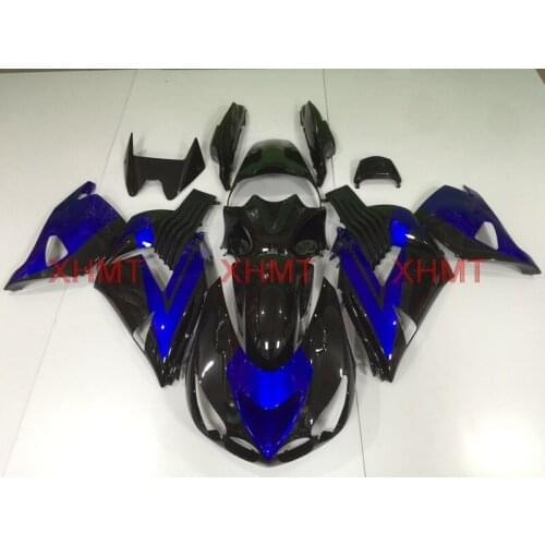 For Zx14 Zx-14r 2006 - 2011 Fairings for Kawasaki Zx14r 2007 Full Body Kits Zx14 Zx-14r 2008 Black Blue Plastic Fairings
