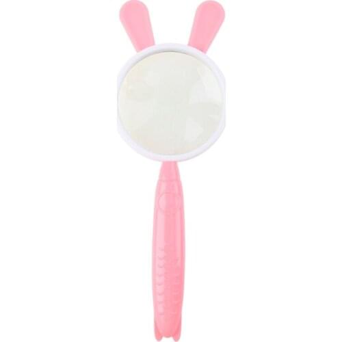 E7CD High-Grade Optical Lens Magnifying Glass Plastic Stand Magnifier Creative Gift