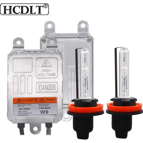 HCDLT 1 Set AC 55W Xenon H1 H3 H7 H11 HB3 HB4 Cnlight Bulb Car Headlight Kit Xenon Ballast 55W Error Free Canbus Block Ignition
