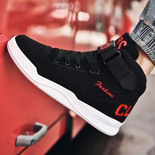 Men Leisure Shoes Fashion Trend Sneakers Men Sport Casual Shoes Hip Hop Causal For Male Mens Platform High Top Mens Slip On