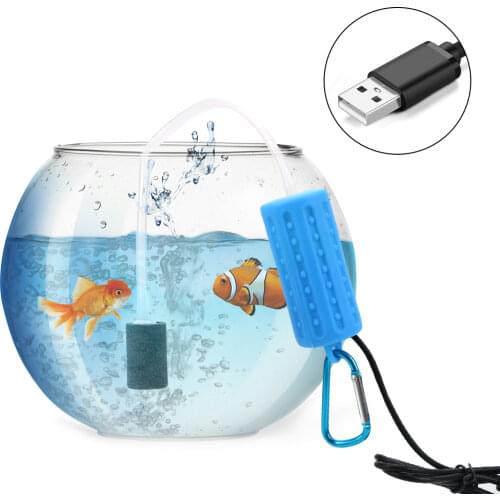 Mini USB Fish Tank Accessories Mute Energy Saving Supplies Aquarium Fish Tank Oxygen Air Pump Aquatic Terrarium Filter