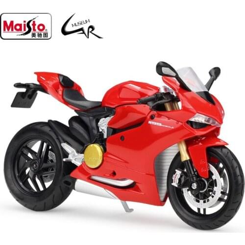 Maisto 1:12 Model Car Simulation Alloy Motorcycle Metal Toy Car Childrens Toy Gift Collection Ducati 1199 Panigale