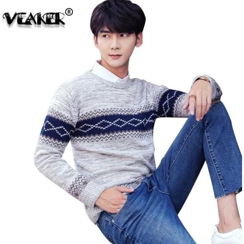 2020 New Spring Fashion Brand Casual Sweater O-Neck Slim Pullover Fit Knitting Mens Coloured Sweaters Pullovers Men 3XL Clothes