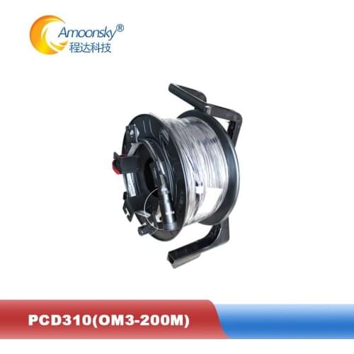 Outdoor led wall display Multi mode Ten Gigabit fiber cable PCD310(OM3-200M) support LC port DVI fiber transceiver
