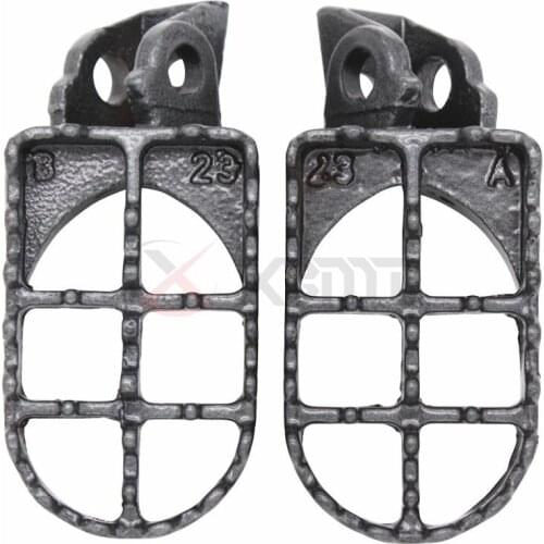 Motorcycle Foot Pegs Footpegs Footrests Fits For Kawasaki KX 65 KX65 KX 80 KX80 KX 85 KX85 KX RM 100 KX100 RM100