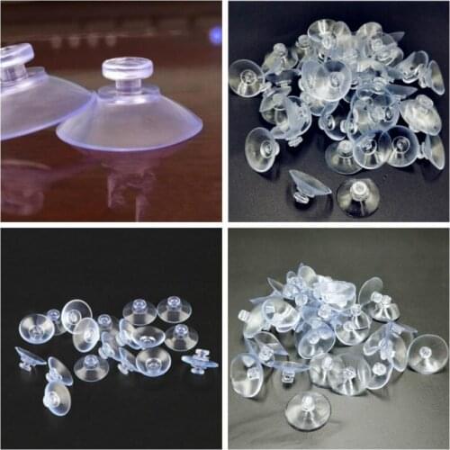 20 pieces/set 20mm mushroom head suction cup PVC fish tank glass suction cup window decoration wedding car