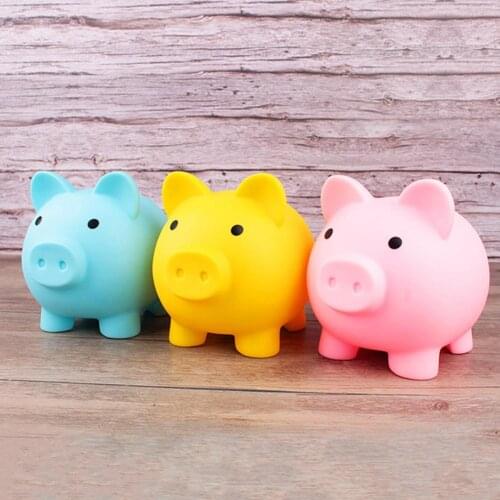 Christmas Cartoon Pig Shaped Money Saving Box Bank Coins Storage Case Home Decor