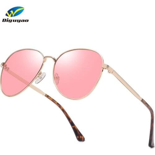 Sunglasses women 2020 high quality Brand designer Clear pink Female polarized sun glasses Men gafas de sol original Brand box