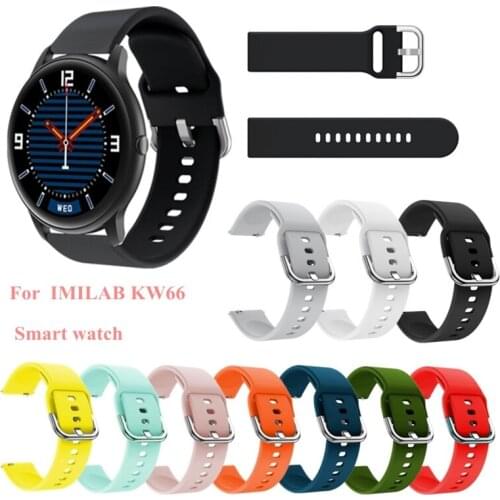 Sports Silicone Band For Imilab KW66 Strap Bumper Prot Watch Shell Case Cover