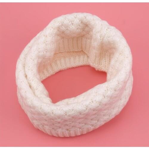 1Pc Winter Warm Brushed Knit Neck Warmer Circle Go Out Wrap Cowl Loop Snood Shawl Outdoor Ski Climbing Scarf For Men Women