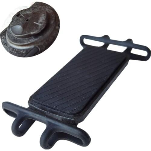 360 Rotating Anti-vibration Silicone Binding Plate Quick Release Mobile Phone Holder Car Suitable For Garmin Mounting Bracket