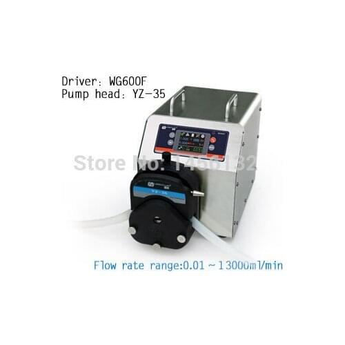 WG600F YZ35 Big flow Intelligent Industrial Lab Chemical Peristaltic Pump Tubing oil Fluid Liquid Pumps 10-13000ml/min