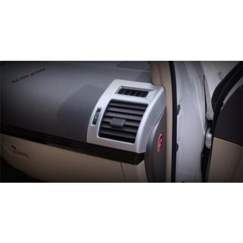 Yimaautotrims Matte Interior Fit For Toyota Land Cruiser Prado FJ150 2014 - 2020 Dashboard Side Air AC Outlet Vent Cover Trim
