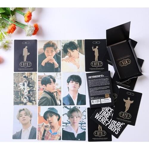 South Korean Groups K-POP Bangtan Boys Lomo Card Poster New Album PhotoCard Cards Wall Banner JUNG KOOK JIMIN SUGA V JIN RM