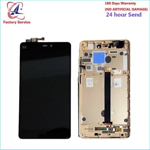 For Xiaomi Mi 4S LCD Screen Display+Touch Screen Digitizer Sensor Assembly Replacement With Frame For Xiaomi Mi 4s M4s Mi4s