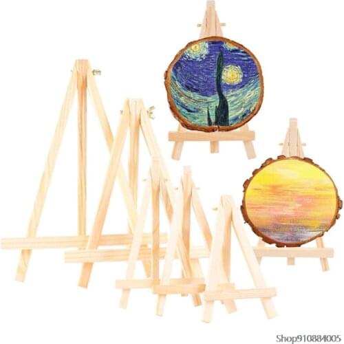 1Pcs Mini Wooden Easel Tablet Stand Phone Holder Wedding Table Card Stand Display Holder Party Desktop Decor Mini Desktop Easel