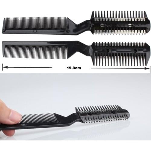 1Pc Dog Trimmer Simple Hair Grooming Comb 2 Razor Cutting Remover Brush Pet Cat Accessories Random Color