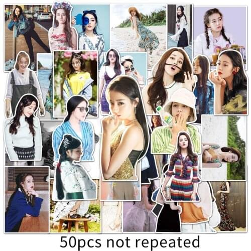 10/50pcs Sexy Dilraba Dilmurat Stickers Aesthetic Woman Beauty Lady Sticker for Water Bottles Graffiti Decal for Kids Girls
