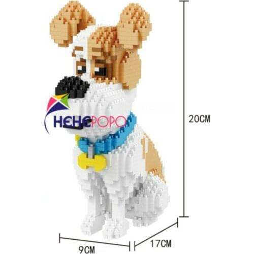1350pcs 16064 Sit Mike Building Blocks Cute Pet Dog Model Mini Bricks Toy Educational Toy for Children Funny Girls Gifts Toys