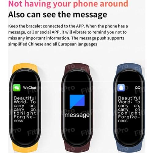 2021 M6 Smart Watch Men Women Sports Bracelet Heart Rate Bluetooth Smartwatch Fitness Watches Tracking For Apple Xiaomi Android