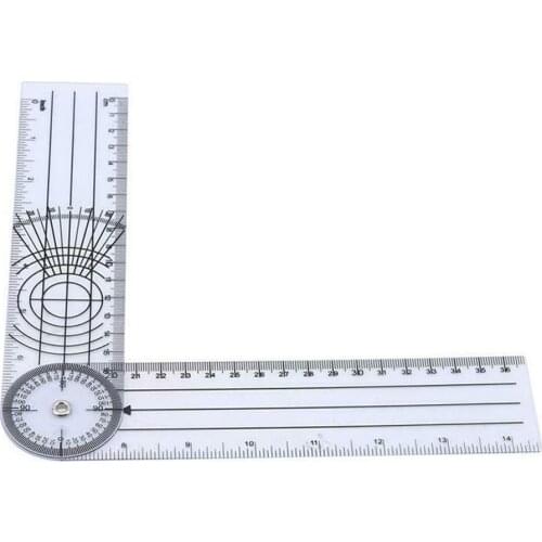 30cm Flexible Folding Ruler Multifunction Plastic Office Students Drawing Stationery For Kids Rulers