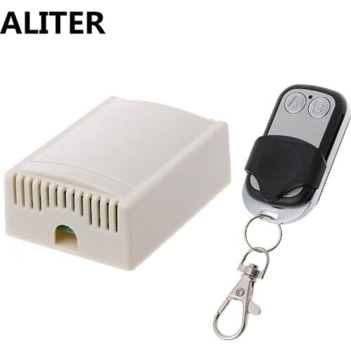 ALITER DC 12V 2CH RF 433MHz Wireless Switch Relay Receiver Module With Remote Control